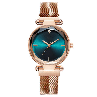 진공 도금 여성 석영 손목 Watchv 32mm 긁힘 방지 마모